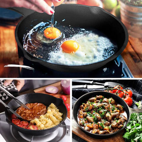 3-Piece, Non-Stick, Cast Iron Set